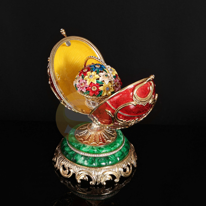 琺瑯彩工藝 俄羅斯彩蛋藝術與家居擺件的結合